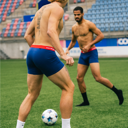 COMFYBALLS Bokserki LONG COTTON blue 1913