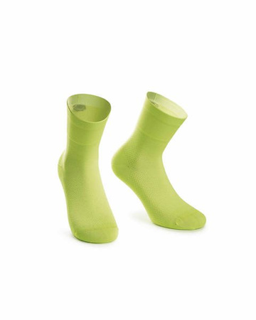 ASSOS Skarpetki rowerowe MILLE GT SOCKS Visibility Green