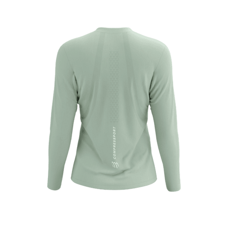 COMPRESSPORT Koszulka biegowa damska z długim rękawem PERFORMANCE LS T-SHIRT aqua