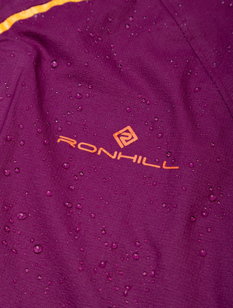 RONHILL Kurtka biegowa damska TECH FORTIFY JACKET blackcurrant/mango