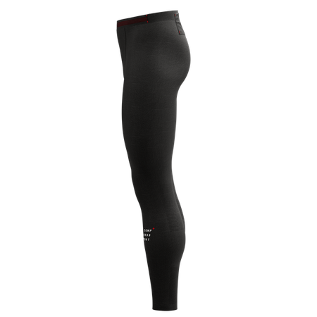 COMPRESSPORT Kompresyjne legginsy do biegania męskie UNDER CONTROL FULL TIGHT black