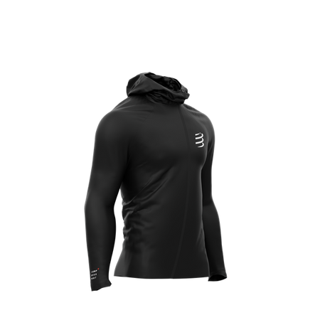 COMPRESSPORT Kurtka biegowa HURRICANE WATERPROOF 10/10 JACKET black