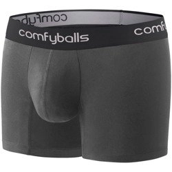 COMFYBALLS Bokserki LONG COTTON szaro-czarne