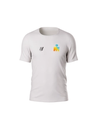 COMPRESSPORT Koszulka biegowa z krótkim rękawem TRAINING SS T-SHIRT IRONMAN 2025 sugar sunrise