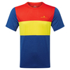 RONHILL Koszulka biegowa męska TECH TRIO S/S TEE dark cobalt marl/solar