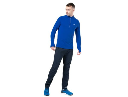 RONHILL Spodnie biegowe męskie CORE SESSION TRACKSTER black/bright white