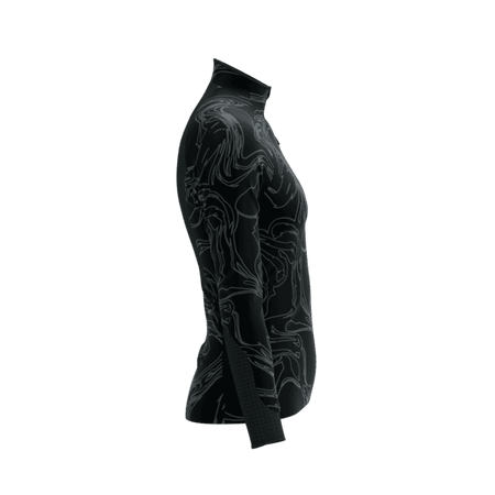 COMPRESSPORT Kurtka biegowa damska HURRICANE WINDPROOF JACKET AURORA black/aurora