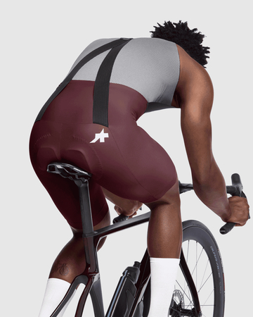 ASSOS Spodenki rowerowe MILLE GT BIB SHORTS S11 burgundy red