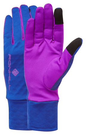 RONHILL Rękawiczki biegowe PRISM GLOVE cobalt/thistle