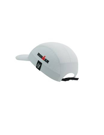 COMPRESSPORT Czapka biegowa 5 PANEL LIGHT CAP IRONMAN 2025 white sunrise