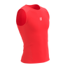 COMPRESSPORT Koszulka biegowa męska TRAIL RACING TANK fluo red