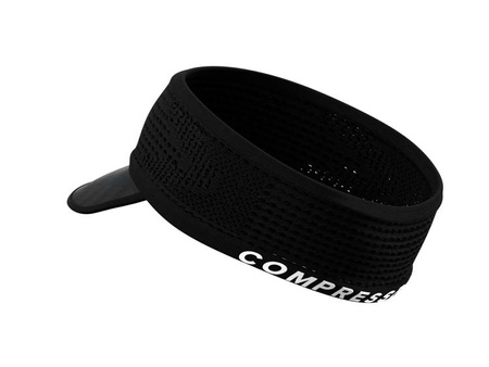 COMPRESSPORT Opaska na głowę z daszkiem SPIDERWEB HEADBAND ON/OFF black