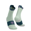 COMPRESSPORT Skarpetki do biegania trailowe PRORACING SOCKS V4 TRAIL aqua/stargazer/cyclamen