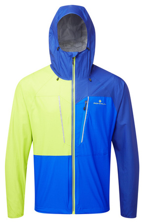 RONHILL Kurtka biegowa męska TECH FORTIFY JACKET ocean/citrus