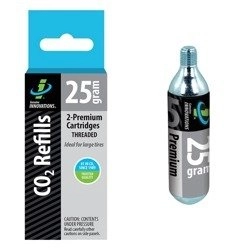 GI Naboje gazowe threaded CO2 25 g 2-pak