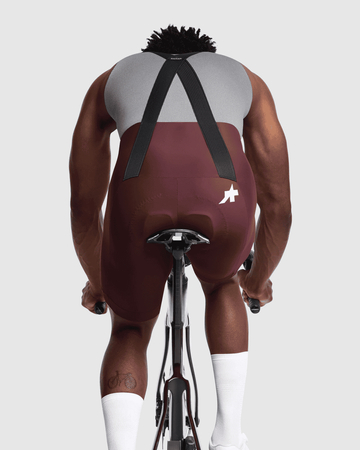 ASSOS Spodenki rowerowe MILLE GT BIB SHORTS S11 burgundy red