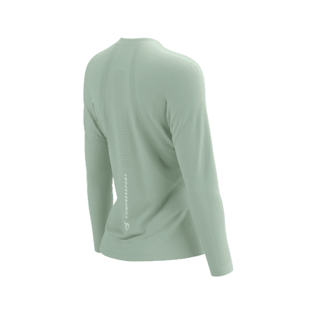 COMPRESSPORT Koszulka biegowa damska z długim rękawem PERFORMANCE LS T-SHIRT aqua