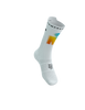 COMPRESSPORT Skarpetki rowerowe PRORACING SOCKS V4 BIKE IRONMAN 2025 white/sunrise