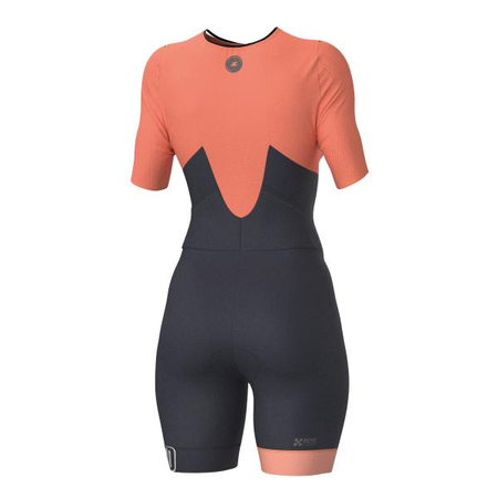 ZEROD Strój triathlonowy damski RACER TT SUIT fusion coral