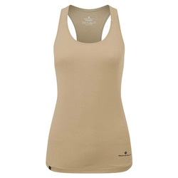 RONHILL Koszulka biegowa damska LIFE TENCEL VEST latte marl