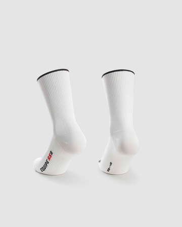 ASSOS Skarpetki rowerowe RSR SOCKS holy white