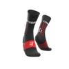 COMPRESSPORT Skarpetki do biegania ULTRA TRAIL SOCKS czarno-czerwone