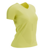 COMPRESSPORT Koszulka biegowa damska PERFORMANCE SS T-SHIRT green sheen