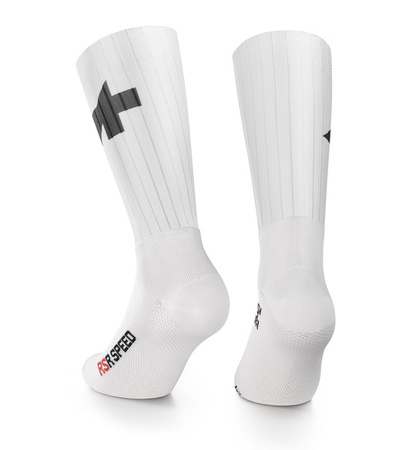 ASSOS Skarpetki rowerowe RSR SPEED SOCKS white series