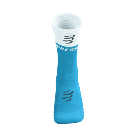COMPRESSPORT Skarpetki kompresyjne do biegania MID COMPRESSION SOCKS V2.0 norse blue/white