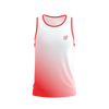 COMPRESSPORT Koszulka biegowa PERFORMANCE SINGLET fluo red/white