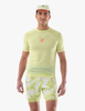 COMPRESSPORT Koszulka biegowa męska TRAIL RACING SS T-SHIRT shadow lime