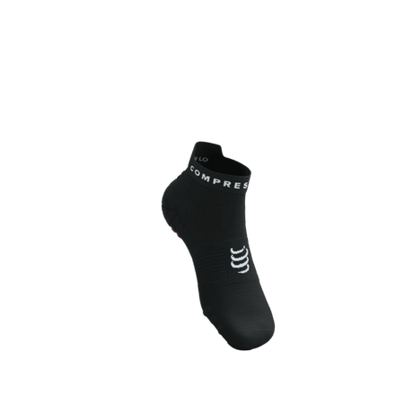 COMPRESSPORT Skarpetki do biegania krótkie PRORACING SOCKS V4 RUN LOW black/white