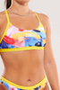 ZEROD Top damski SWIM TOP brushwave