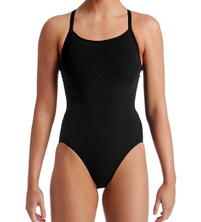 FUNKITA Strój kąpielowy damski jednoczęściowy DIAMOND BACK ONE PIECE black