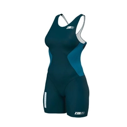 ZEROD Strój triathlonowy damski RACER TRISUIT deep ocean
