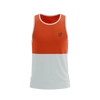 COMPRESSPORT Koszulka biegowa PERFORMANCE SINGLET tigerlily/star white