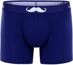 COMFYBALLS Bokserki LONG COTTON blue mustache