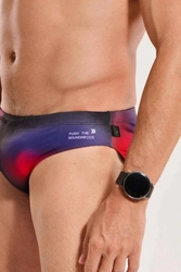 ZEROD Kąpielówki BRIEFS vortex nebula