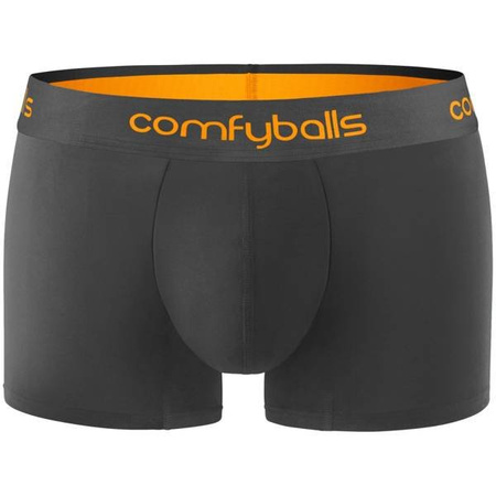 COMFYBALLS Bokserki REGULAR COTTON charcoal flame orange