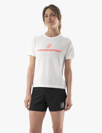 COMPRESSPORT Koszulka lifestyle damska PODIUM SS T-SHIRT sugar