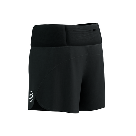 COMPRESSPORT Spodenki biegowe damskie PERFORMANCE SHORT black