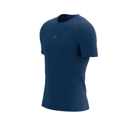 COMPRESSPORT Koszulka biegowa męska TRAIL RACING SS T-SHIRT blues