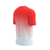 COMPRESSPORT Koszulka biegowa PERFORMANCE SS T-SHIRT fluo red/white