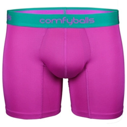 COMFYBALLS Bokserki do biegania LONG PERFORMANCE neon purple