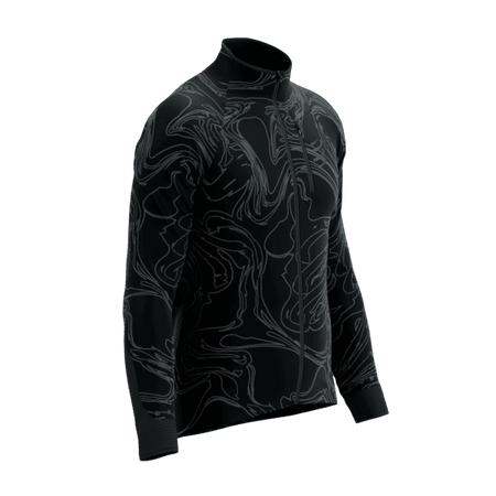 COMPRESSPORT Kurtka biegowa męska HURRICANE WINDPROOF JACKET AURORA black/aurora
