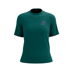 COMPRESSPORT Koszulka lifestyle damska PODIUM SS T-SHIRT storm