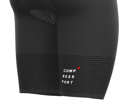 COMPRESSPORT Triathlonowe spodenki kompresyjne damskie TRI UNDER CONTROL SHORT black