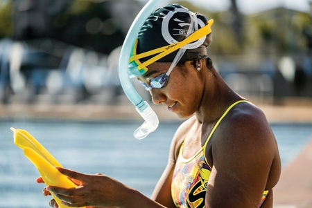 FINIS Rurka czołowa STABILITY SNORKEL żółta