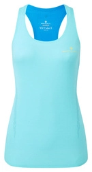 RONHILL Koszulka biegowa damska TECH RACE VEST aquamint/electric blue