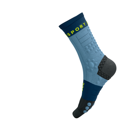 COMPRESSPORT Skarpetki do biegania zimowe PRORACING SOCKS WINTER TRAIL denim/poseidon